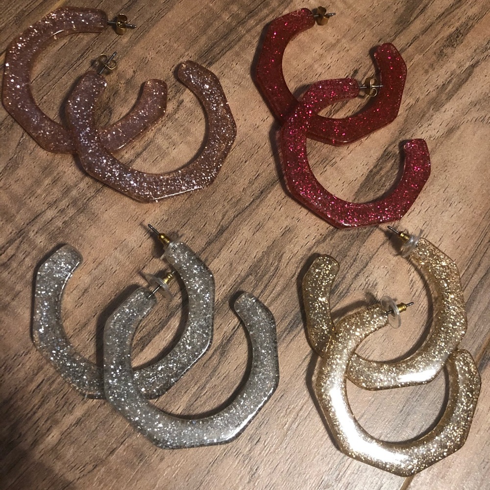 J Crew Earrings 4 pairs NWOT